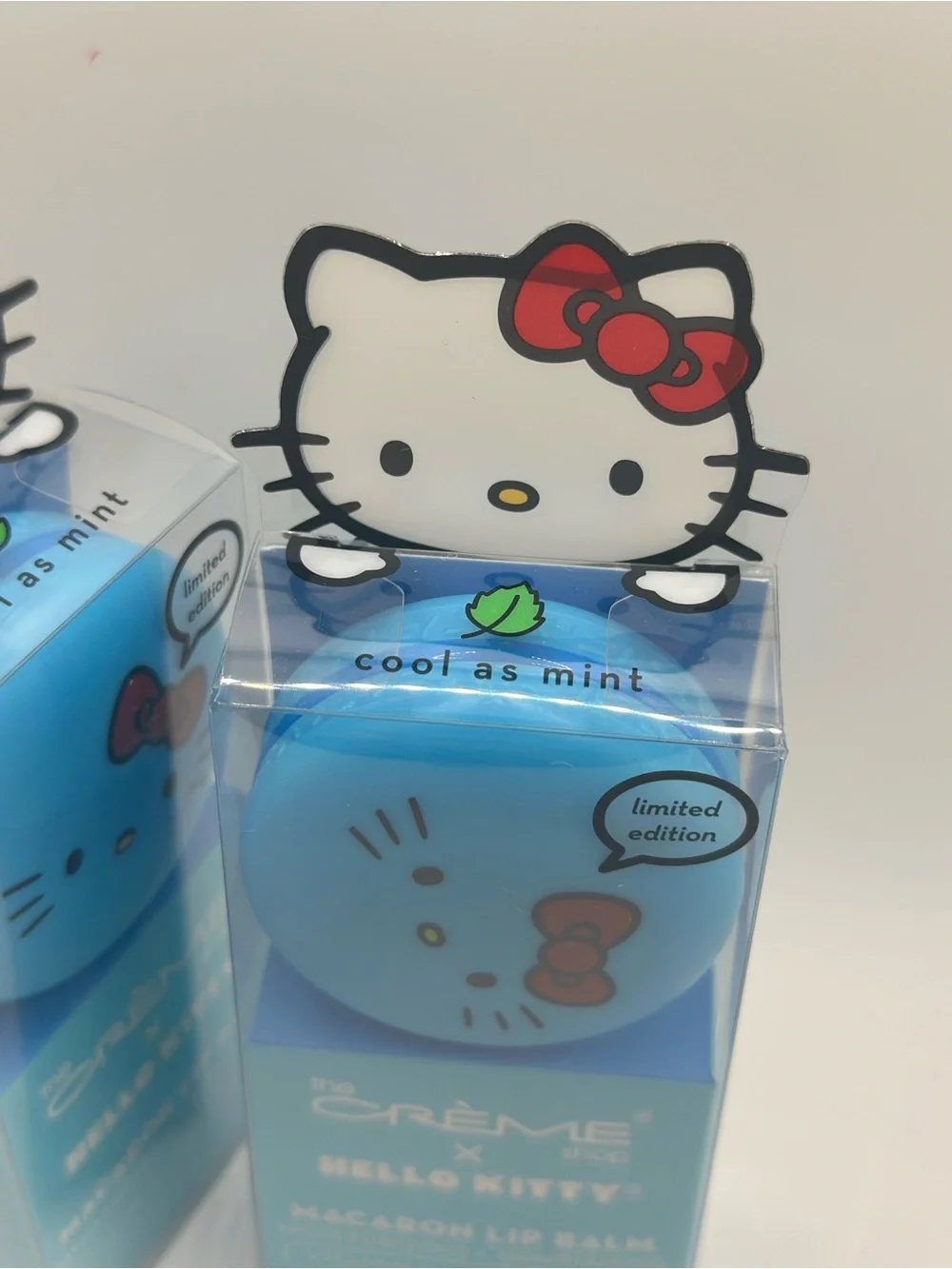 The Crème Shop x Hello Kitty Blue Macaron Lip Balm (Set of 2)